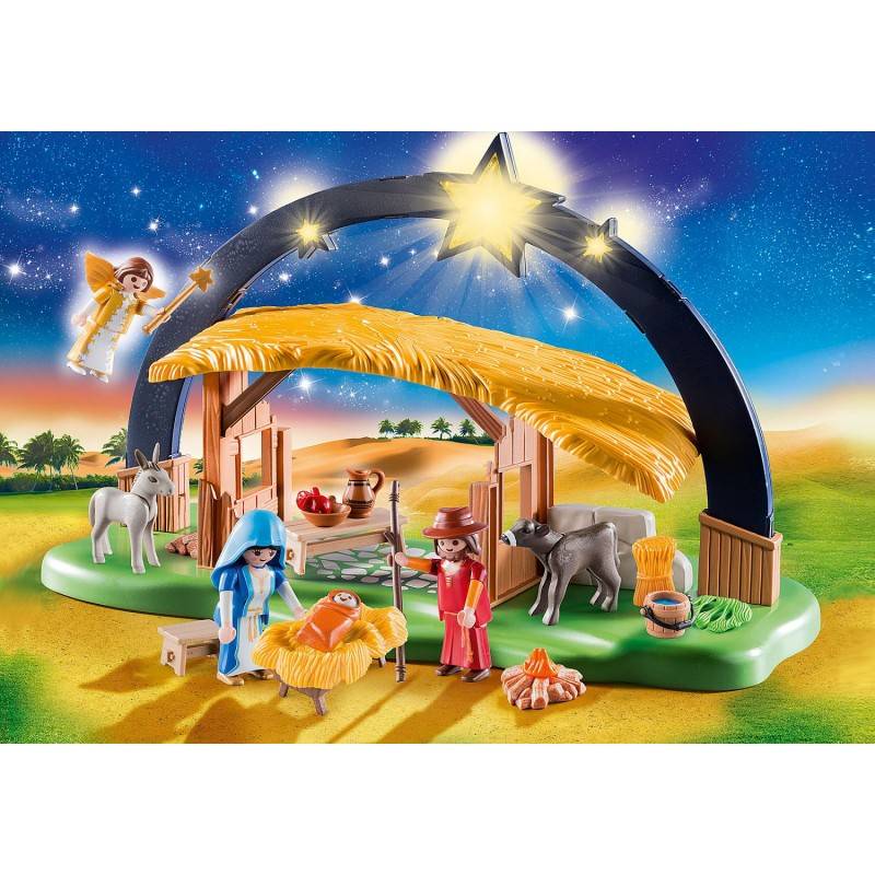 Playmobil 9494 Christmas Illuminating Nativity Manger